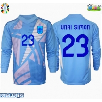 Spania Unai Simon #23 Keeper Hjemmedrakt EM 2024 Langermet